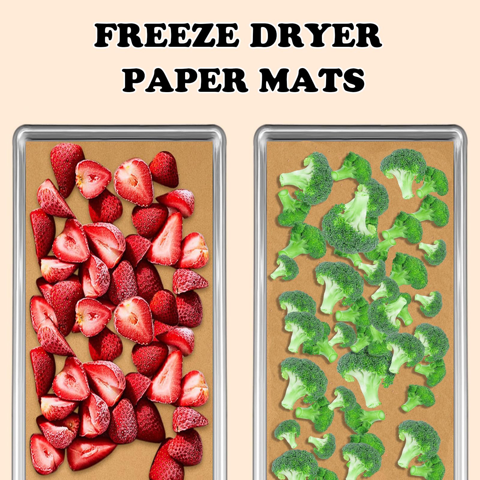 200 PCS Disposable Tray Liners for Harvest Right Freeze Dryer Medium Trays (17 1/4