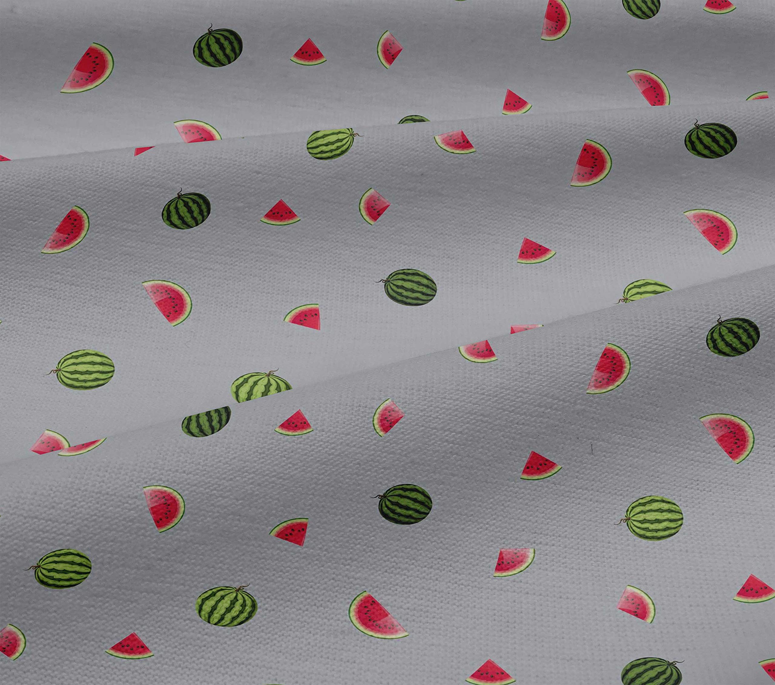 oneOone Viscose Jersey Fabric - Watermelon Fruit Print Decor Fabric - 60 Inch Wide - Soft & Breathable Material for DIY Clothing, Dresses, Home Decor & Craft Projects