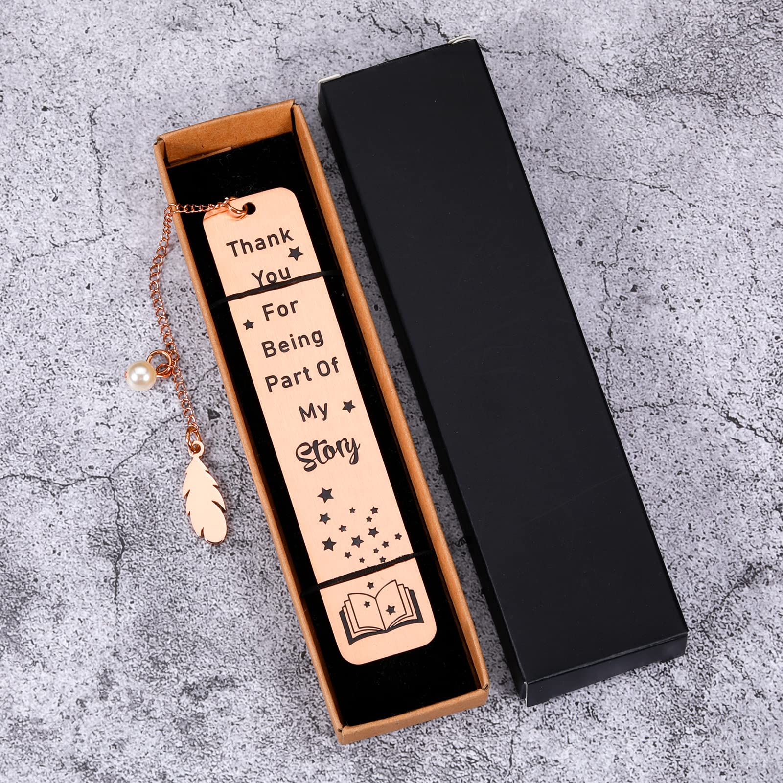 Personalized Teacher Appreciation Bookmark Gift Set - Inspirational Thank You Gifts for Teachers, Coworkers, Bosses, Employees & Book Lovers - Perfect for Birthdays, Retirement, Thanksgiving & Farewells - Thoughtful Reading Accessories for Women & Men