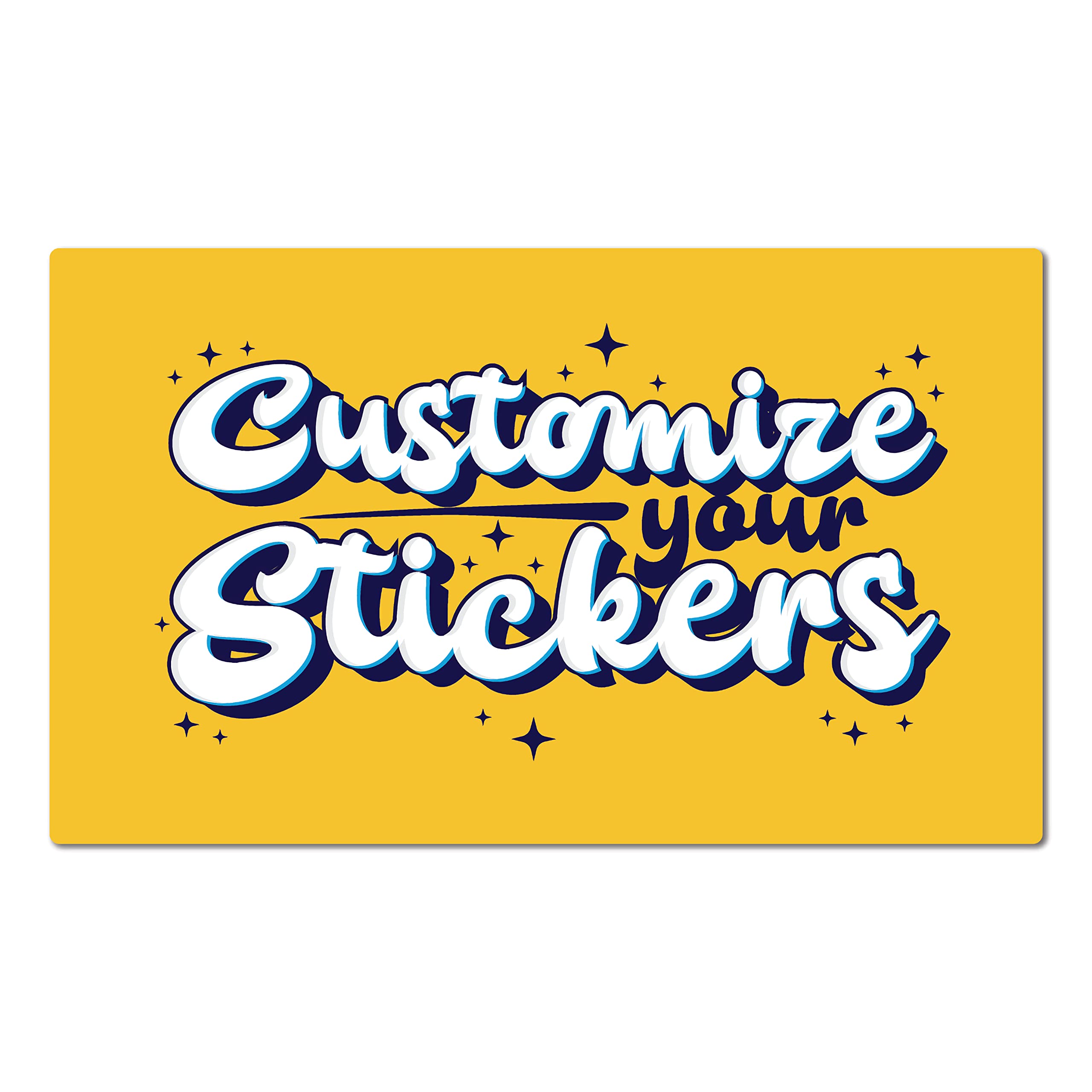 Custom Business Logo Stickers - Waterproof, Scratch-Resistant Laminated Labels (5
