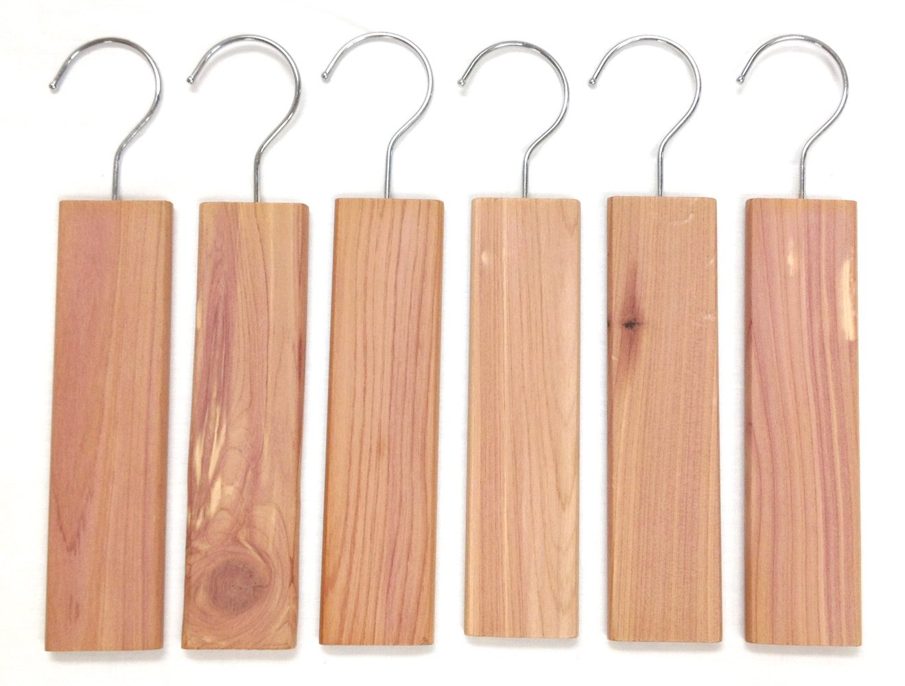 Natural Cedar Wood Closet Storage Accessories - 6 Pack Cedar Hanging Blocks for Clothes & Wardrobe Protection | Moth Repellent, Odor Control & Long-Lasting Freshness | Perfect for Closets, Drawers & Storage Boxes