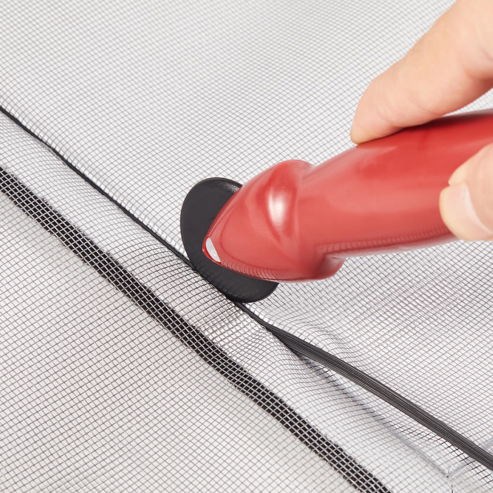 FLYZZZ Window Screen Spline Roller Tool - ABS Handle & PA6 Roller for Easy Window Screen Replacement and Repair - Perfect for DIY Home Improvement and Screen Door Installation