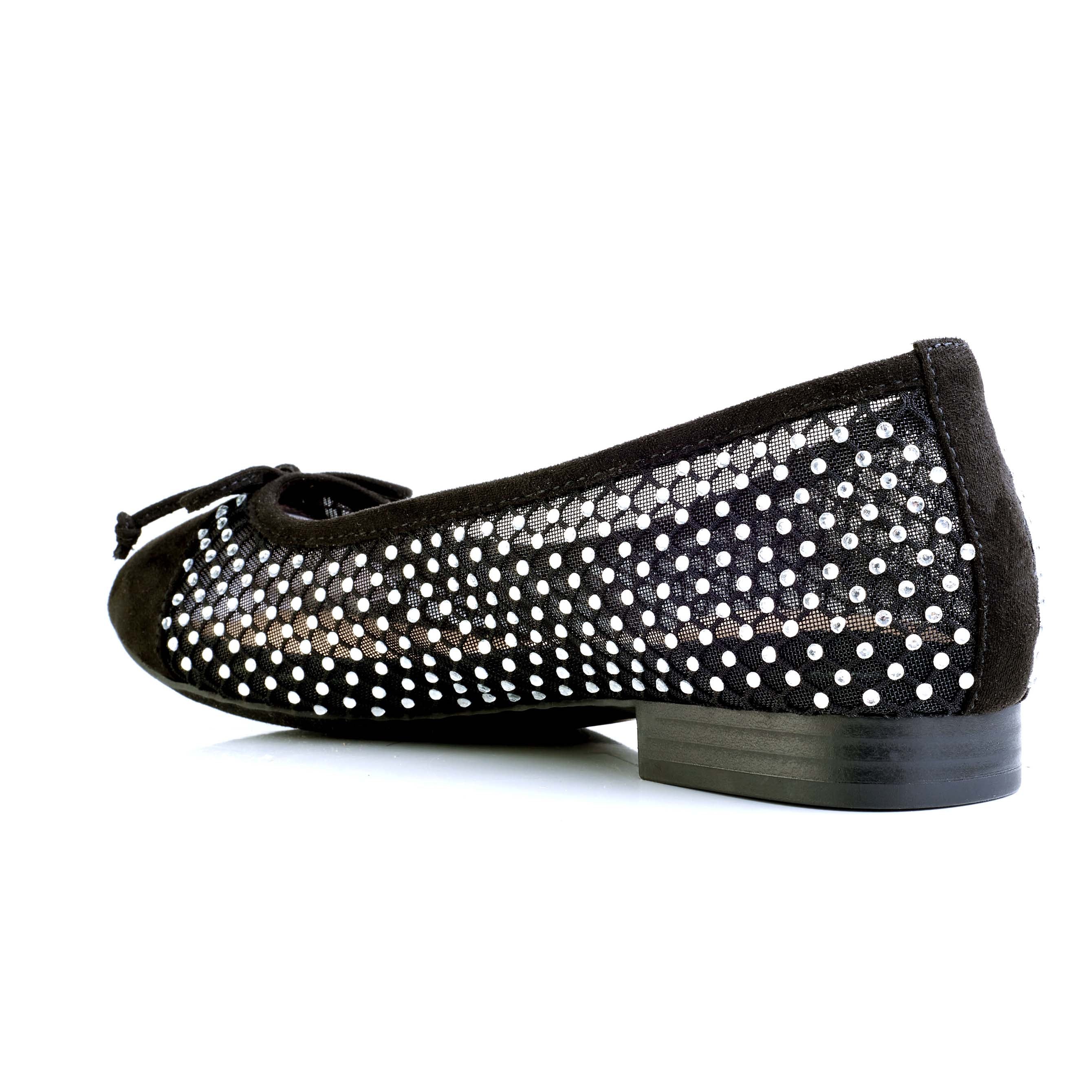 Belle Rhinestone Flat Sandals for Women - Sparkly Comfortable Summer Shoes for Beach, Wedding, and Party Occasions