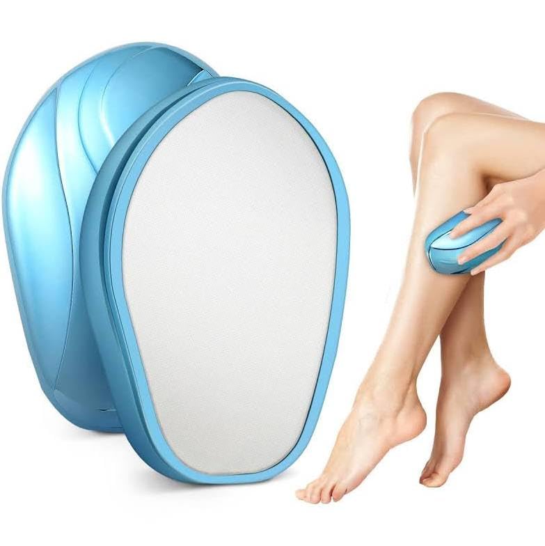 Crystal Hair Eraser - Painless Hair Removal Tool for Men & Women | Exfoliating & Smoothing Skin | Magic Hair Remover for Face, Legs, Arms & Body | At-Home Hair Removal Solution for Silky Skin