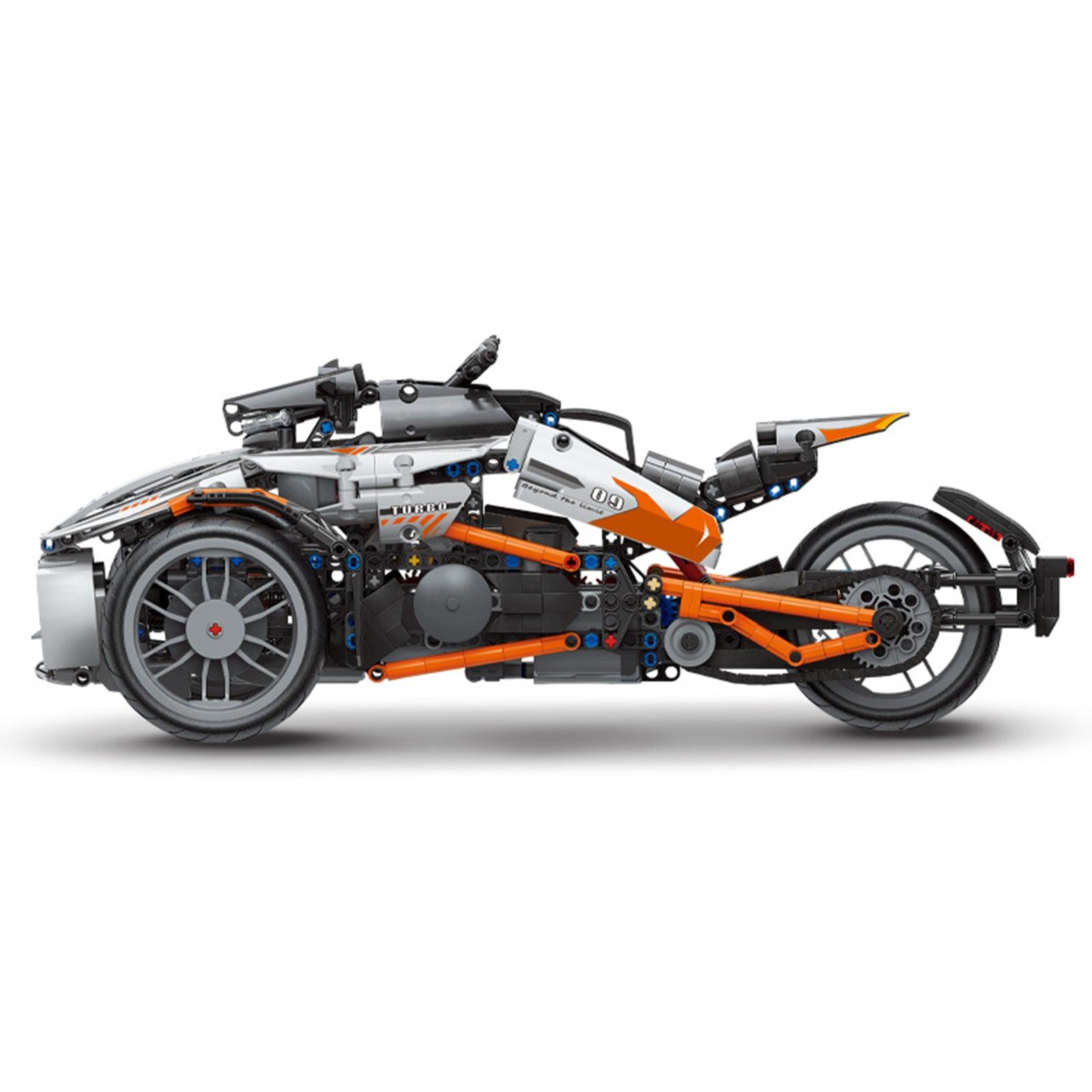 1228pcs Motorcycle Building Blocks Set for Adults & Kids - Creative DIY Toy for STEM Learning, Birthday Gifts & Home Decoration