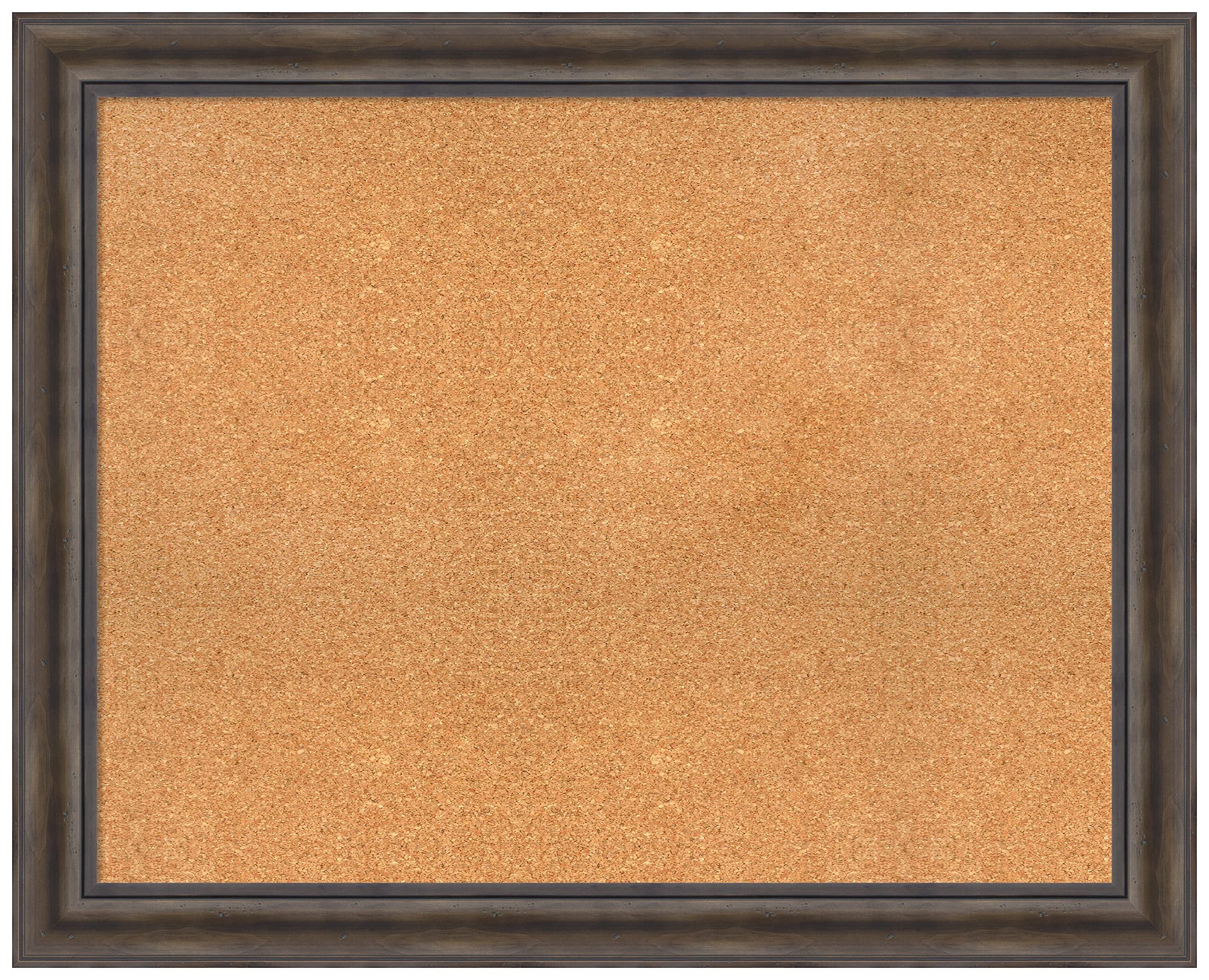 Natural Custom Cork Bulletin Board 41x33 Inches - Rustic Pine Wood Frame - Pin Board & Organization Board for Home, Office, or Classroom - Various Sizes Available