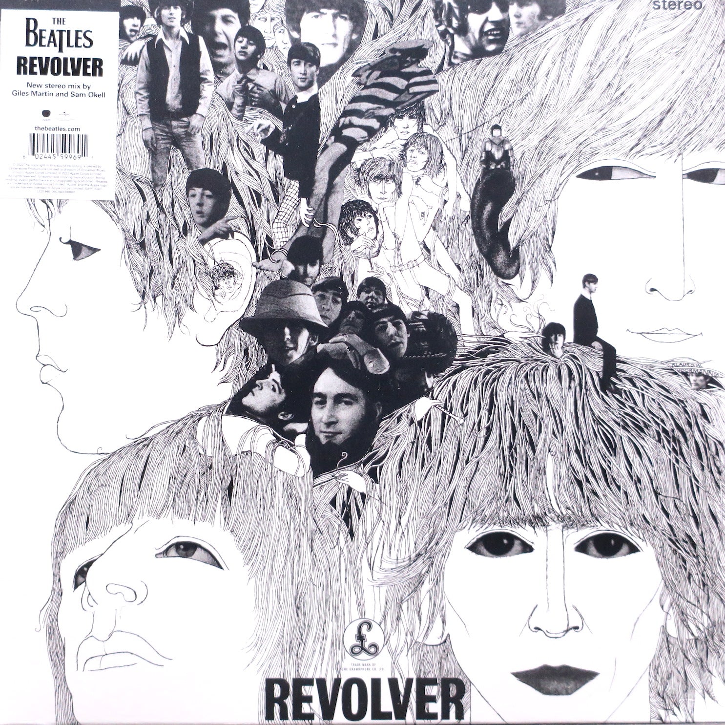 The Beatles 'Revolver' 2022 Anniversary Edition Stereo Vinyl LP Record - Perfect for Music Collectors & Audiophiles, Ideal for Home Listening & Gift Giving