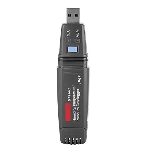UT330C USB Temperature Data Logger - Digital Thermometer & Hygrometer for Refrigerator Monitoring (-40~80℃, RH) | Perfect for Food Storage, Pharmaceutical Cold Chain & Laboratory Use