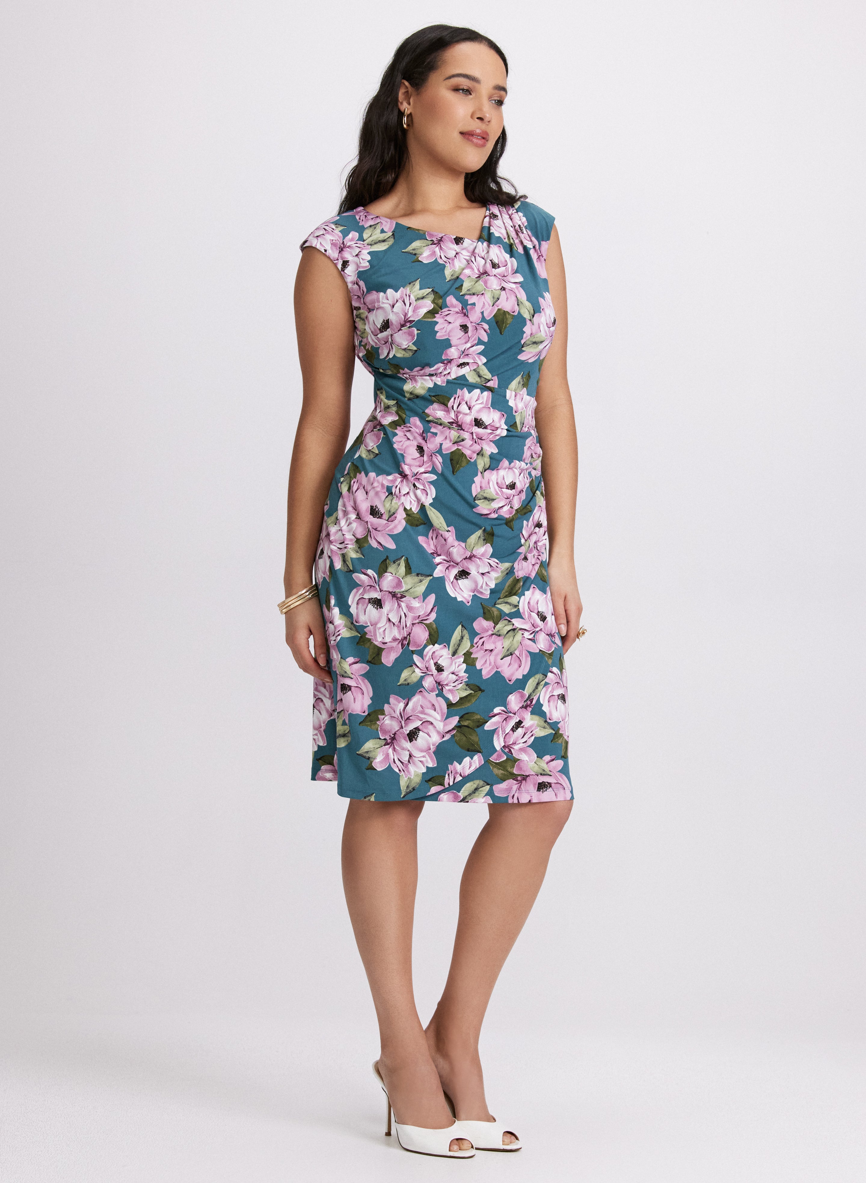 Floral Jersey Dress for Women - Soft & Comfortable Summer Maxi Dress - Perfect for Beach, Vacation & Casual Outings