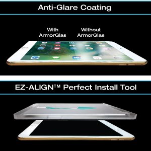 ArmorGlas Anti-Glare Tempered Glass Screen Protector for iPad Air 1/2 & iPad Pro 9.7 Inch - HD Clear, Scratch Resistant, Bubble Free Installation - Perfect for Office, Travel & Outdoor Use