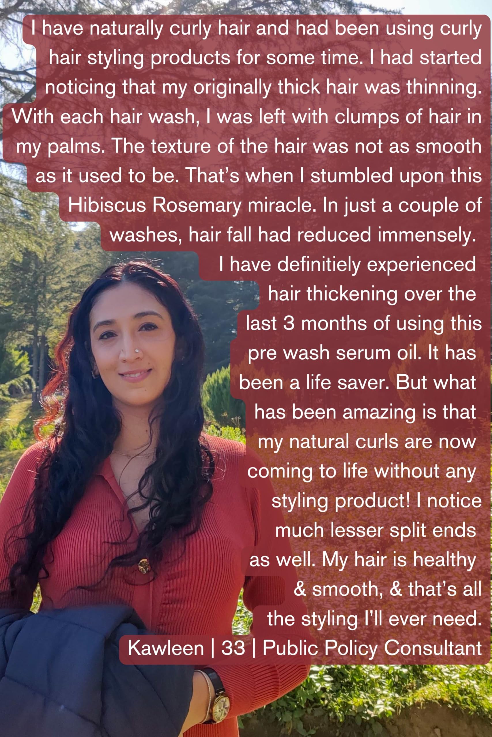 Nature Mill Hibiscus Rosemary Hair Serum Oil - 100ml Coconut Peppermint for Stronger Hair Growth | Natural Hair Care Treatment for Dry, Damaged Hair | Perfect for Daily Use & Scalp Massage