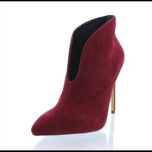 Stylish Missy Maroon Ankle Booties for Women - Comfortable & Fashionable Fall/Winter Boots - Perfect for Office, Dating & Casual Outfits