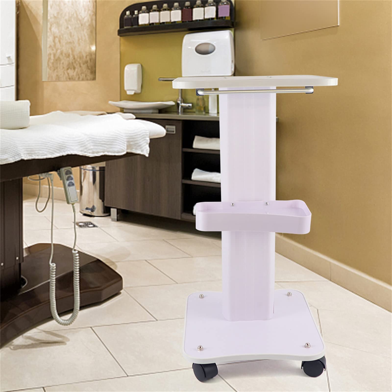 Professional Salon Trolley Cart with Wheels - Mobile Beauty Spa Hair Salon Storage Stand for Styling Tools & Equipment | Perfect for Salon, Spa & Home Use