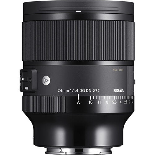 Sigma 24mm f/1.4 DG DN Art Lens for Sony E Mount & Leica L - Ultra Wide Aperture Prime Lens for Low Light Photography, Street & Landscape Shooting