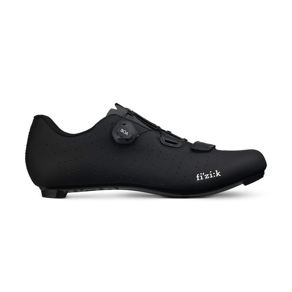 Fizik Unisex Adult Tempo Overcurve Cycling Shoes - Black/Black - Size 9.5 US - Perfect for Road Biking & Indoor Cycling Training