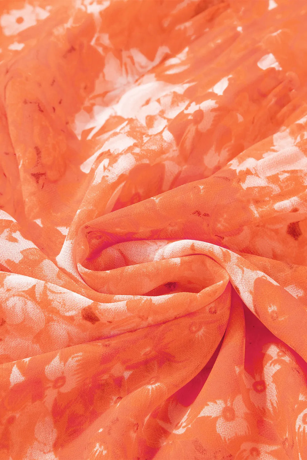 Stylish Orange Beach Maxi Dress with Long Sleeves - Perfect for Summer Vacations, Seaside Weddings & Boho Fashion