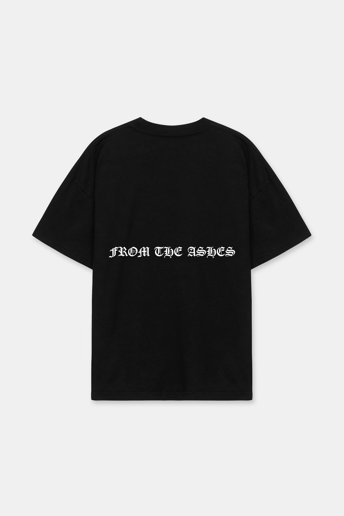 Short Sleeve RTA Black Ashes T-Shirt - Men's Casual Graphic Tee for Streetwear & Everyday Wear