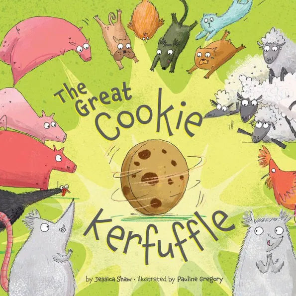 The Great Cookie Kerfuffle Paperback Book by Jessica Shaw - Funny Family Story for Kids & Adults, Perfect for Bedtime Reading and Classroom Storytime