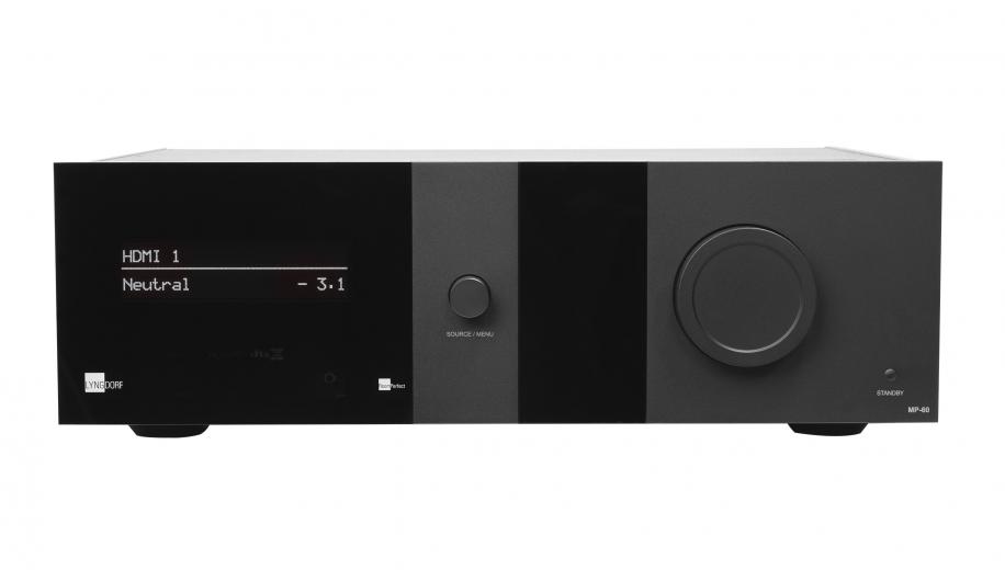 Lyngdorf MP-60 2.1 Channel AV Preamplifier - High-End Home Theater & Audio System for Movies, Music & Gaming