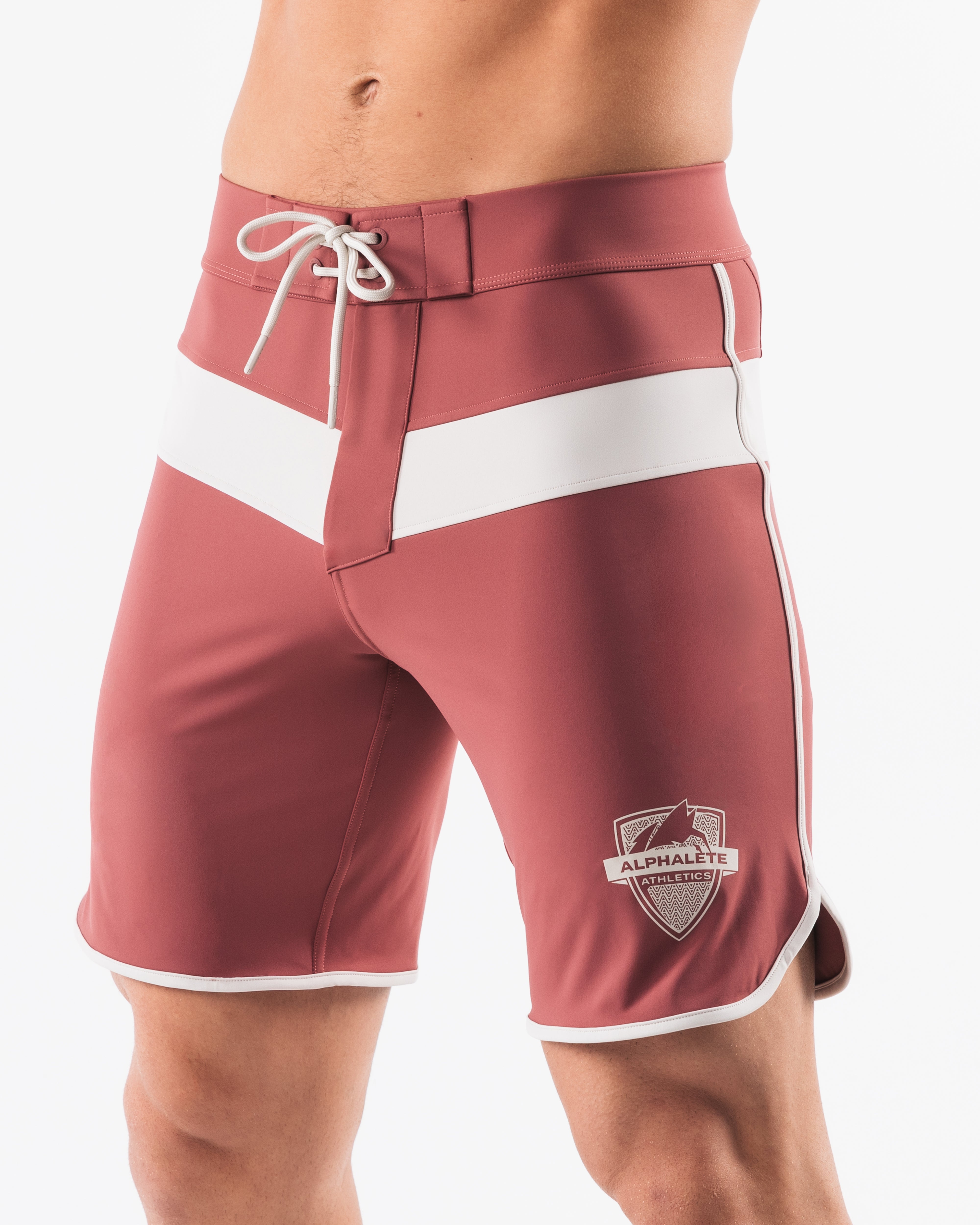Premium Titan Boardshorts for Men - Comfortable Mauve Taupe Swim Trunks for Beach, Surfing & Poolside Relaxation