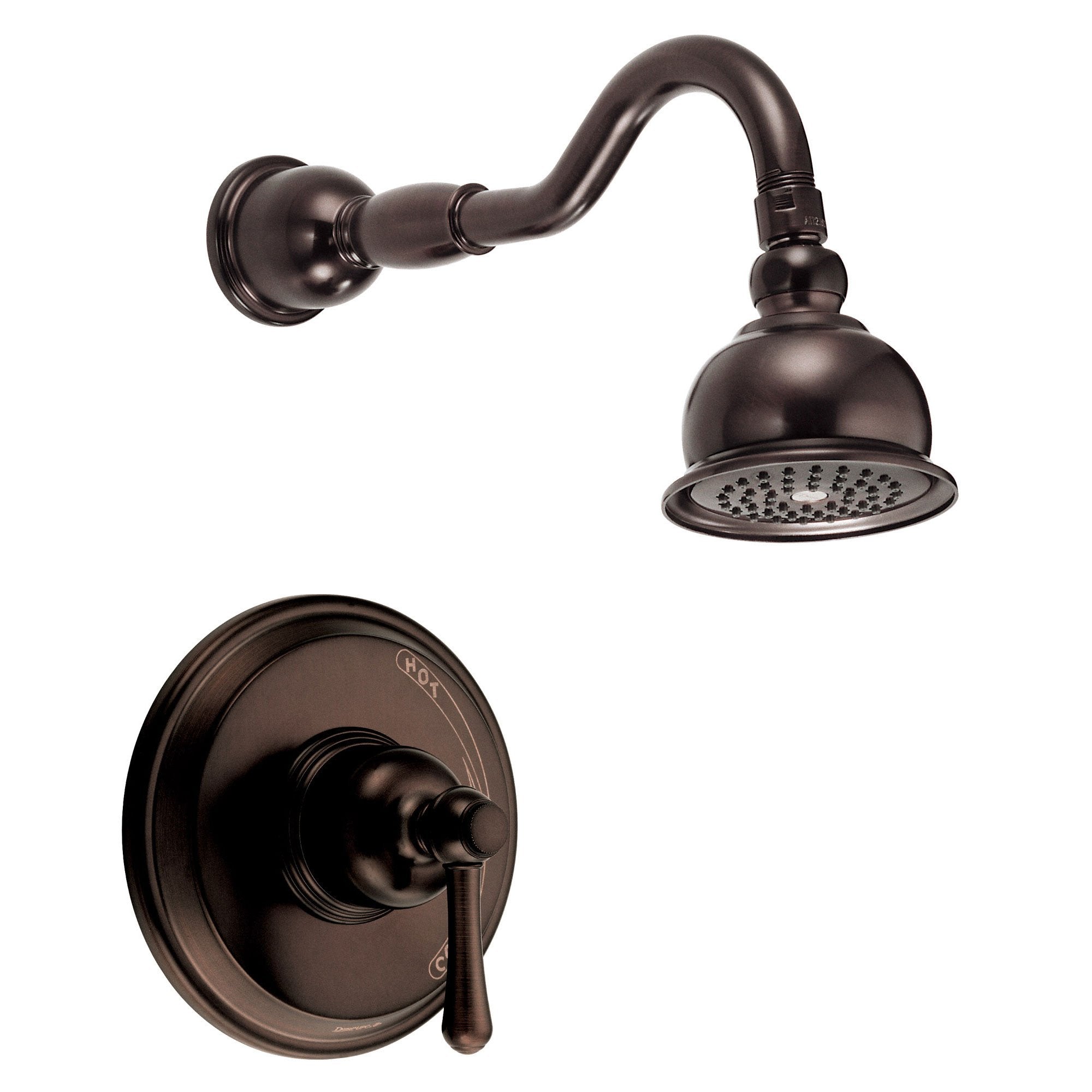 Danze Opulence Oil Rubbed Bronze Single Lever Shower Faucet with Rough-in Valve - Premium Bathroom Fixture for Modern Showers & Spa-Like Experience