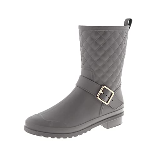 Grey Quilted