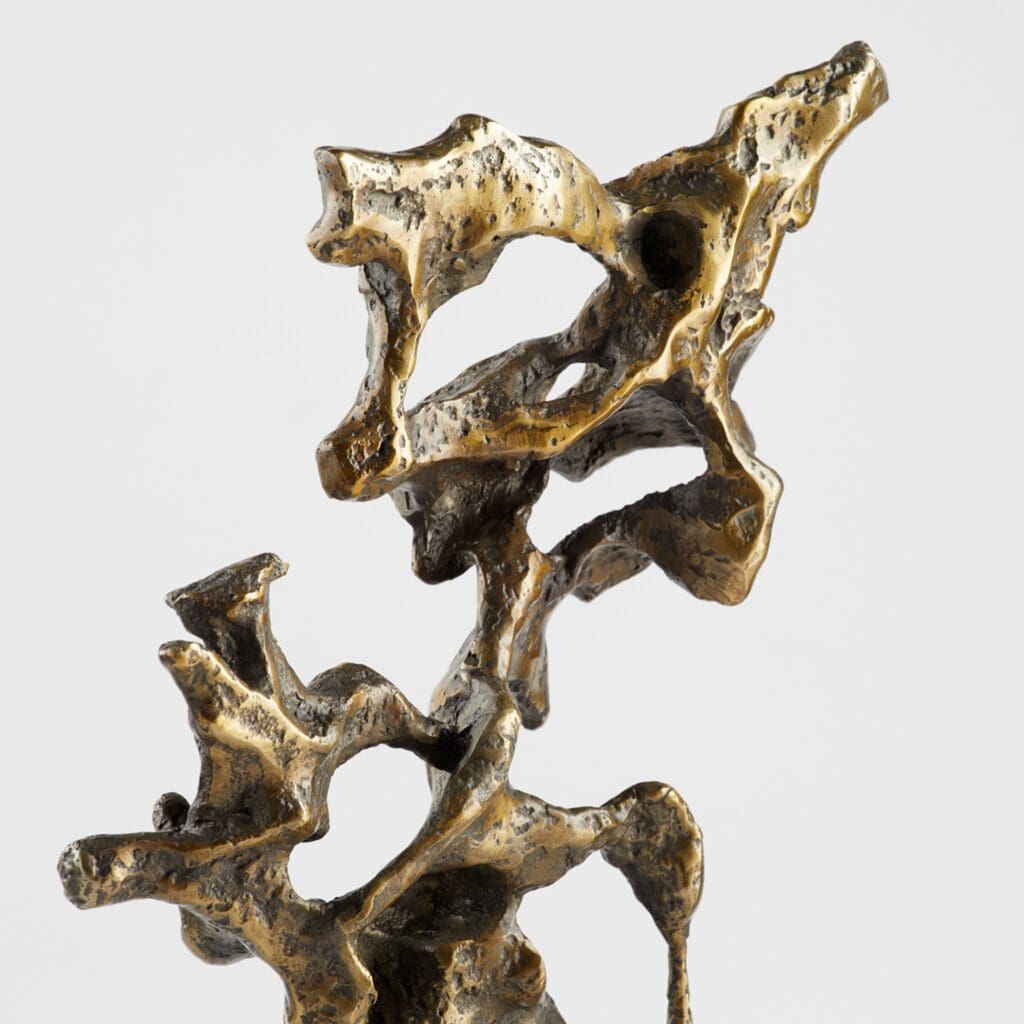 Cyan Design 11462 Tumultus Bronze Sculpture - Modern Abstract Art Decor for Home, Office & Garden