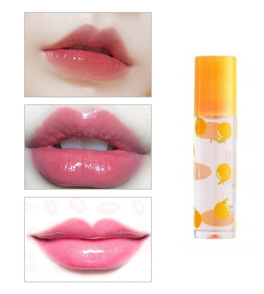 Moisturizing Color Changing Liquid Lipstick - Transparent Lip Oil & Balm Set (6 Pack) | Hydrating, Long-Lasting Wear for Day & Night Makeup Looks