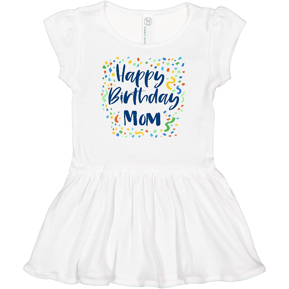 Inktastic Happy Birthday Mom Infant Dress - Cute Baby Girl Outfit for Birthday Parties, Photo Shoots & Special Occasions
