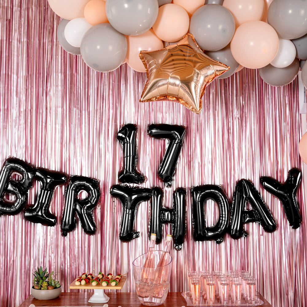Balloonify Black Mylar Number 7 Balloon - 16 Inch - 1 Count Box - Perfect for Birthday Parties, Anniversaries & Special Events
