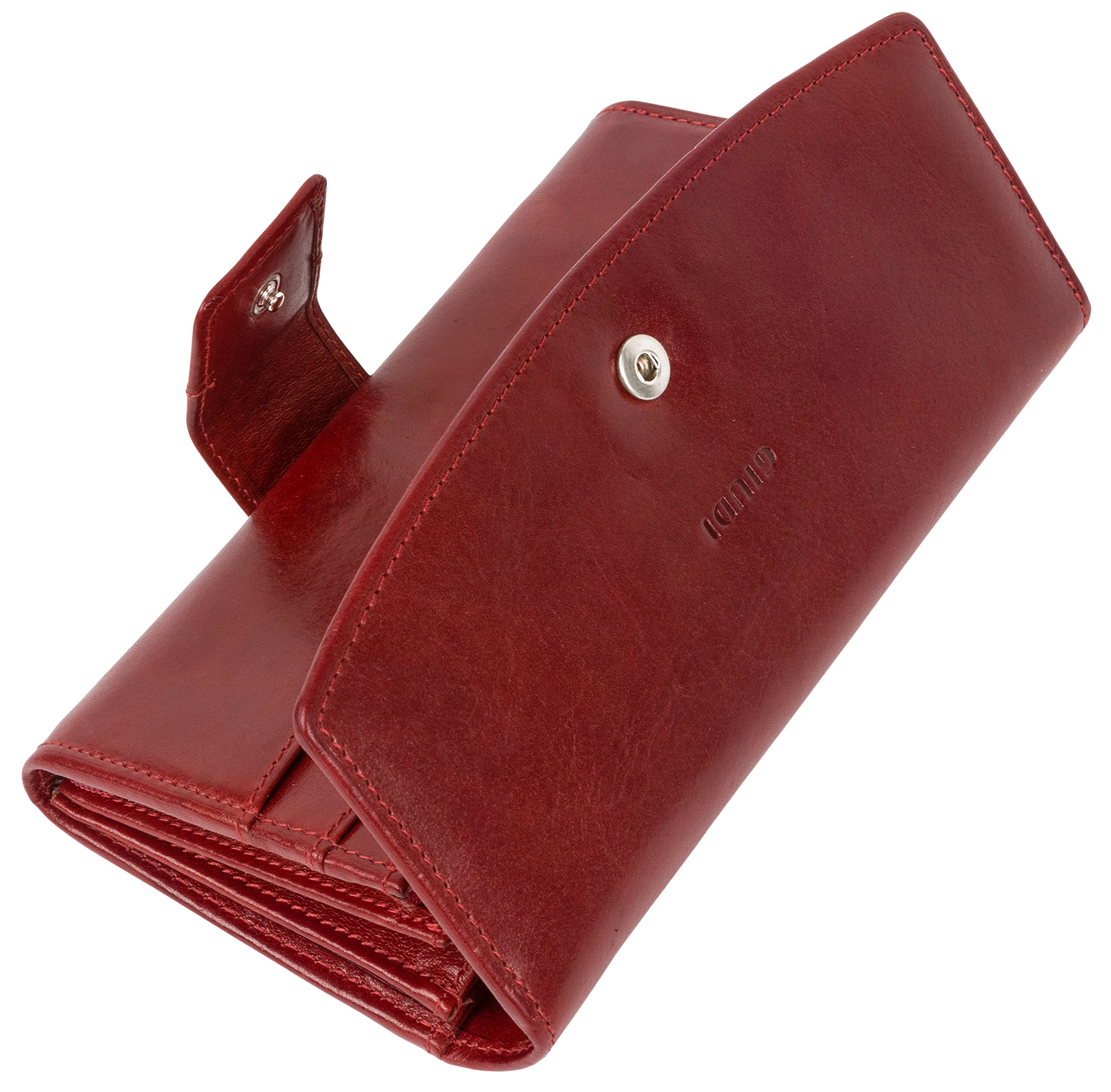 Giudi Deluxe Women's Wallet - Genuine Italian Leather Luxury Clutch Purse with Extra Capacity - Elegant & Comfortable Ladies Handbag - Perfect Gift for Women - Ideal for Work, Travel & Special Occasions