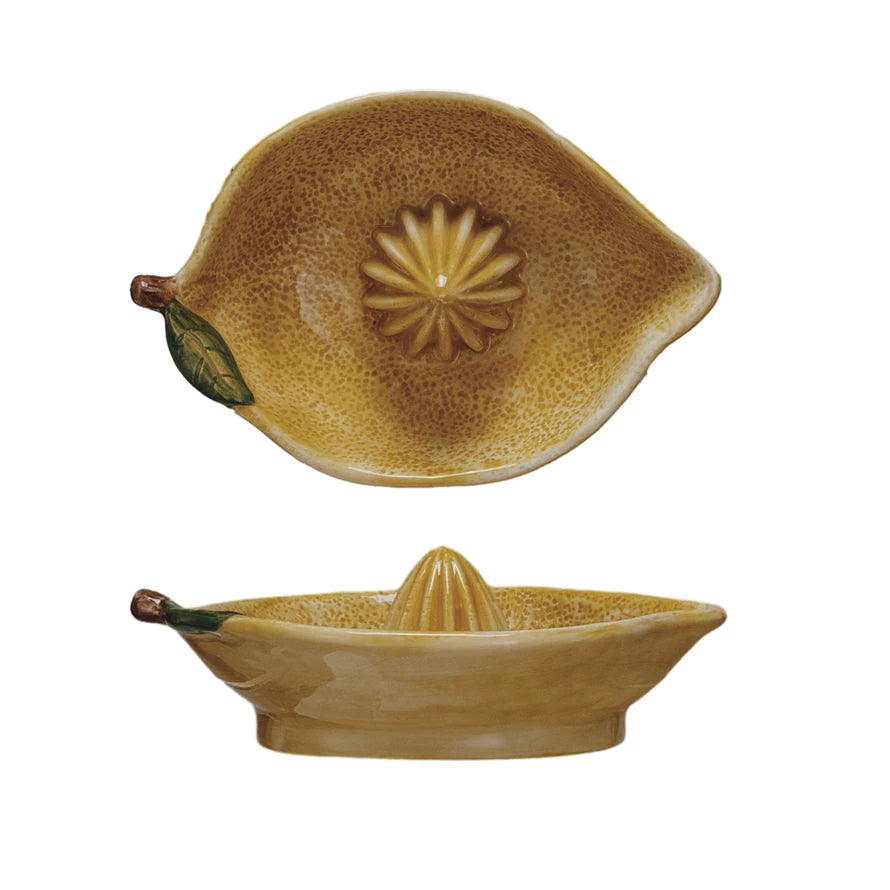 Premium Ceramic Lemon Squeezer - Handmade Juicer for Fresh Lemonade, Cocktails & Cooking - Perfect for Kitchen, Bar & Home Decor