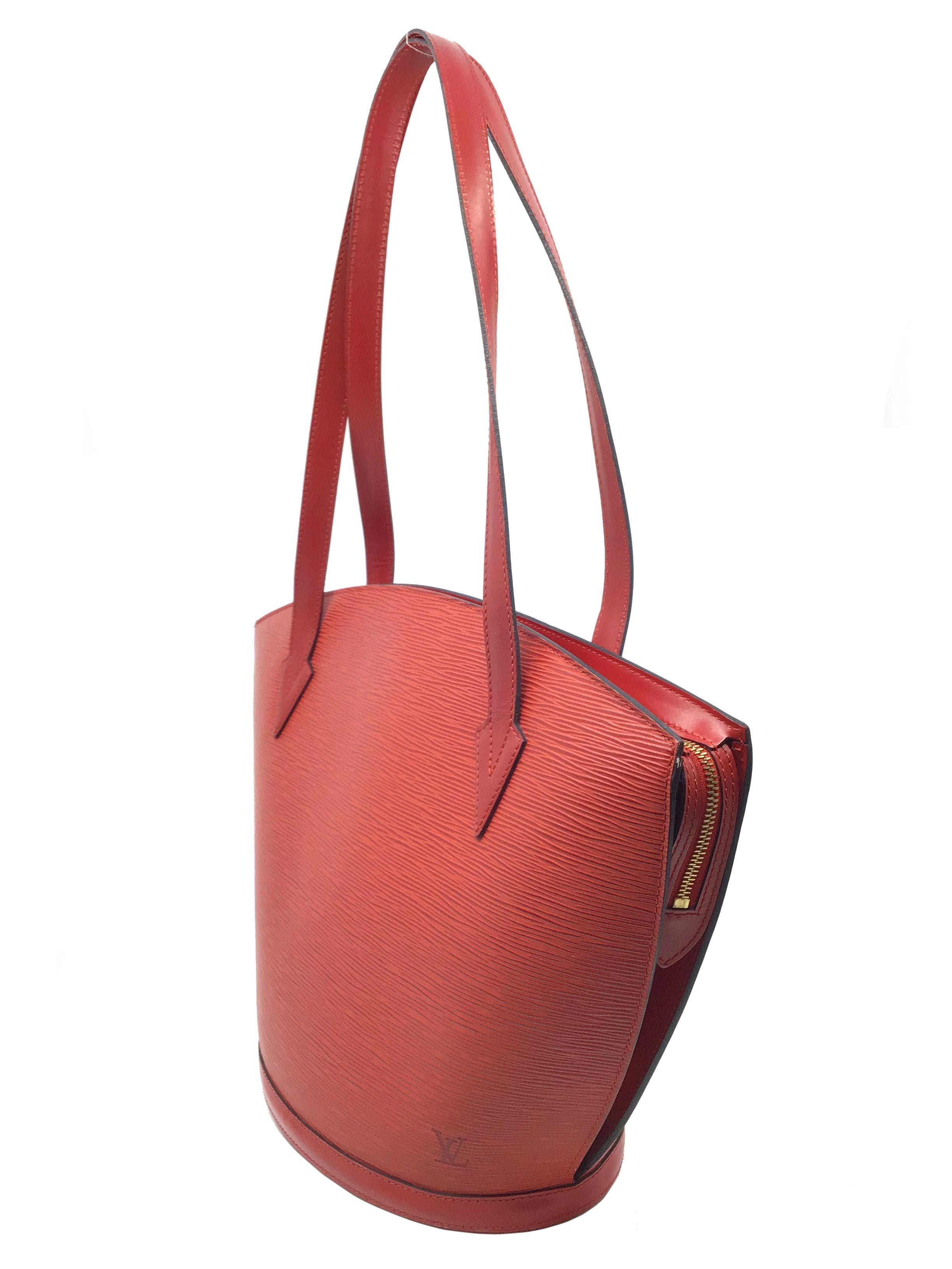 Authentic Louis Vuitton Epi Leather Saint Jacques GM Handbag - Luxury Tote Bag for Women | Perfect for Work, Travel & Everyday Use