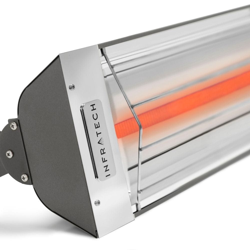 Infratech WD Series 48 Inch 5200W Dual Element Infrared Electric Heater for Indoor & Outdoor Spaces - Patio, Garage, Warehouse, and Commercial Heating