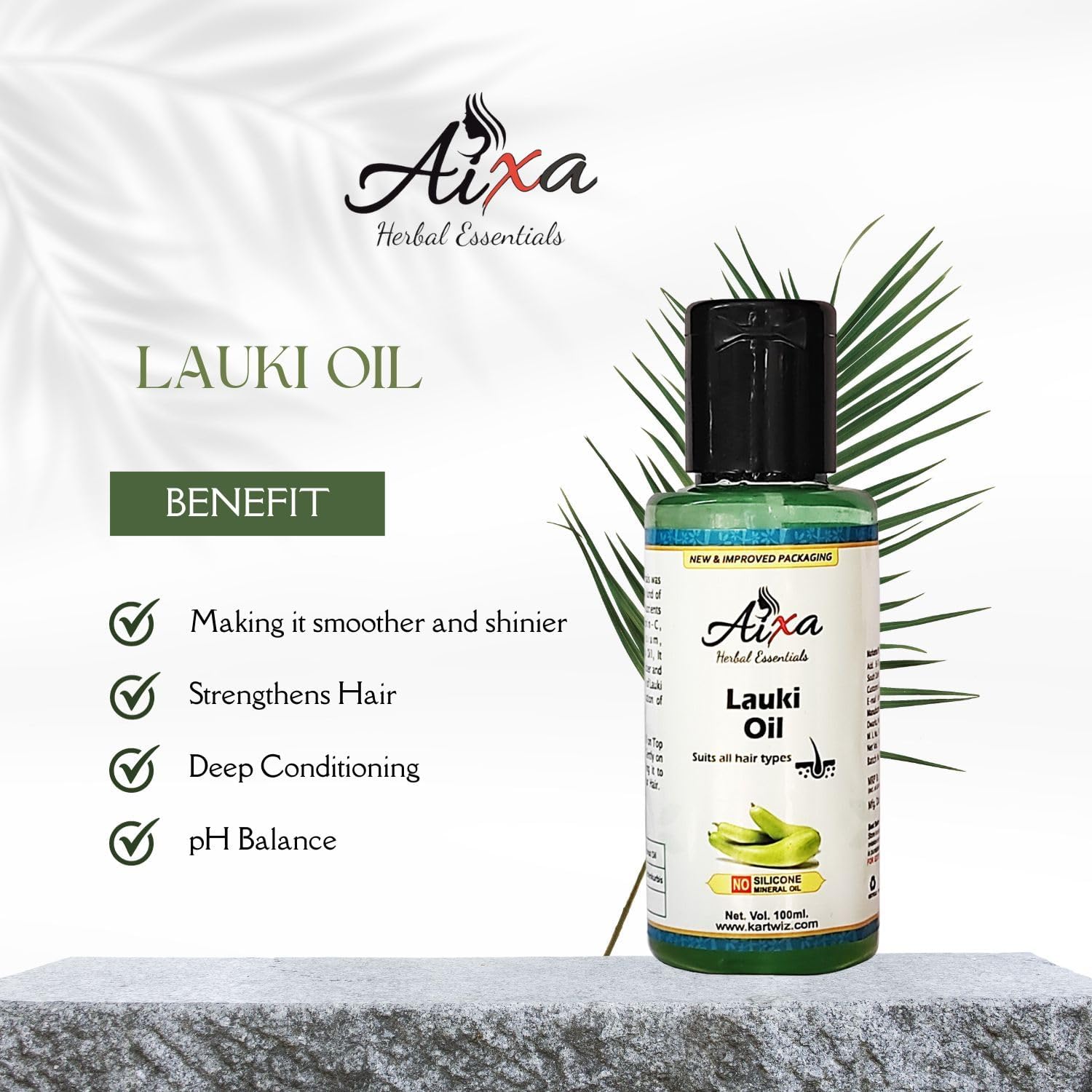 Herbigiri Herbal Lauki Oil for Hair Growth & Scalp Care - 100ml Bottle | Natural Hair Treatment for Thicker, Longer Hair | Perfect for Daily Hair Care & Massage