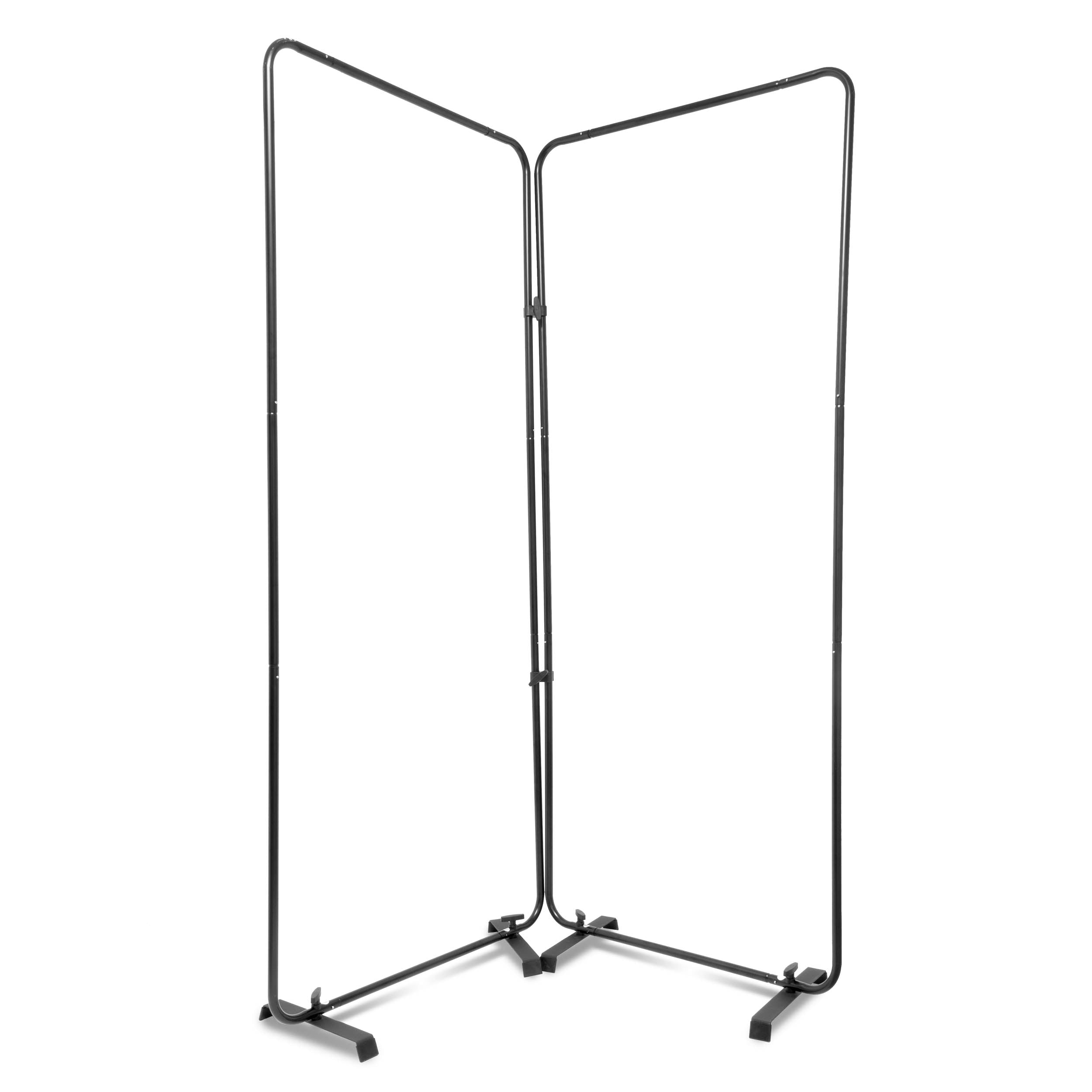 2.4m Reversible Black & White V Flat Frame with Matte/Opaque Fabric - Perfect for Photography, Video Studio, and Content Creation Backdrops