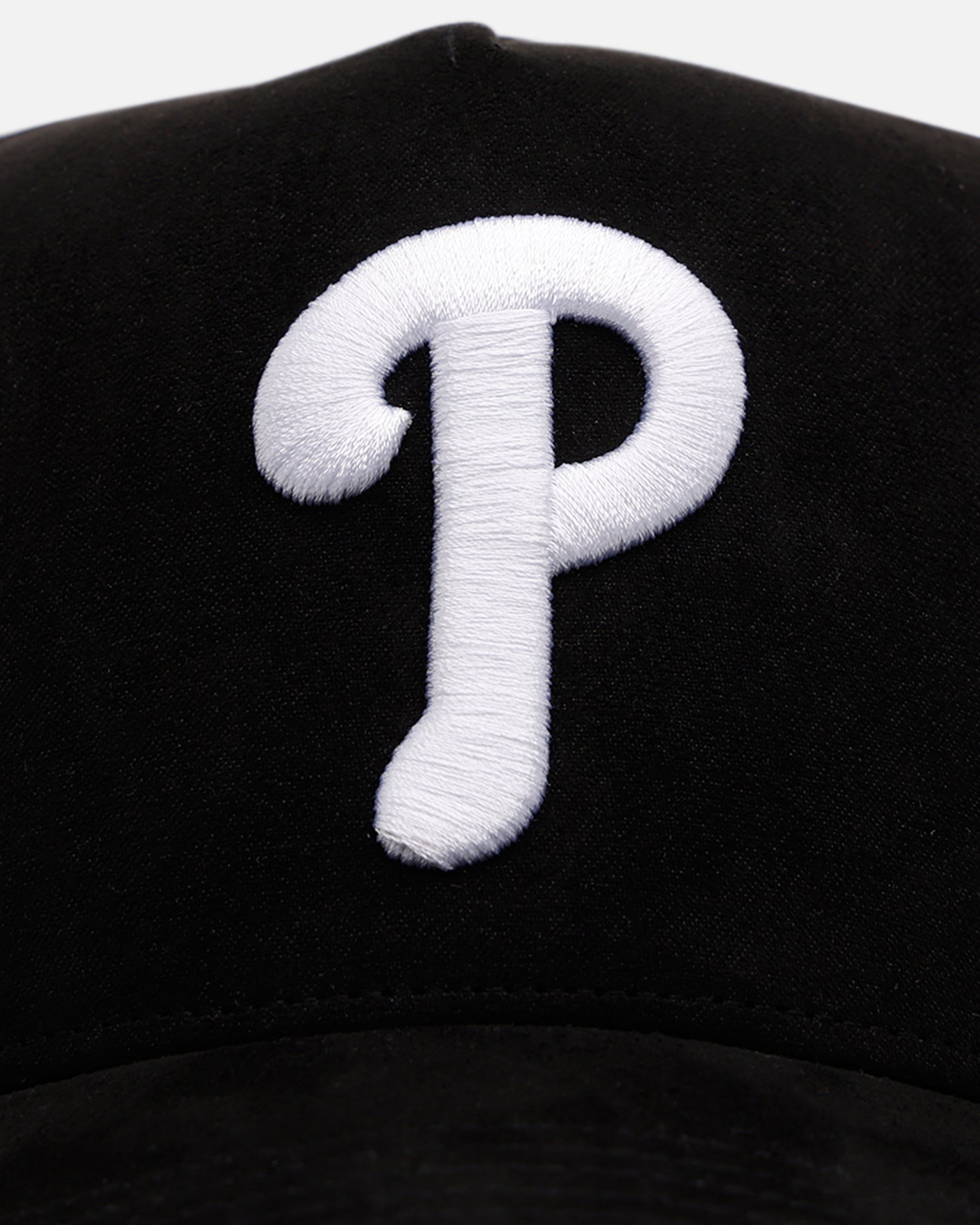 47 Brand Philadelphia Phillies 'Ultrasuede' 47 MVP Adjustable Strapback Hat - Black/White Baseball Cap for Men - Perfect for Game Day, Sports Events & Casual Wear