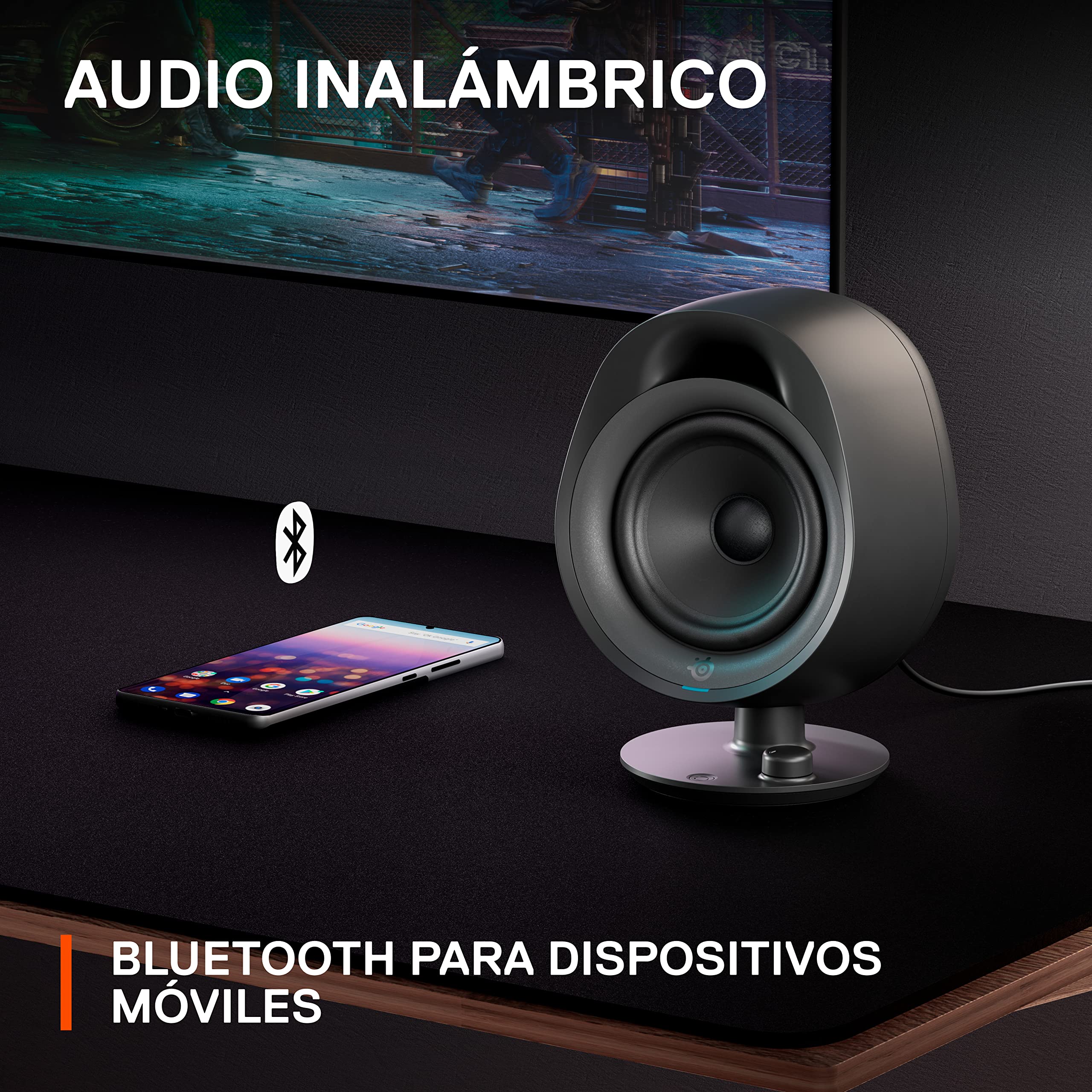 SteelSeries Arena 3 2.0 Desktop Gaming Speakers - High-Fidelity Immersive Audio with 4