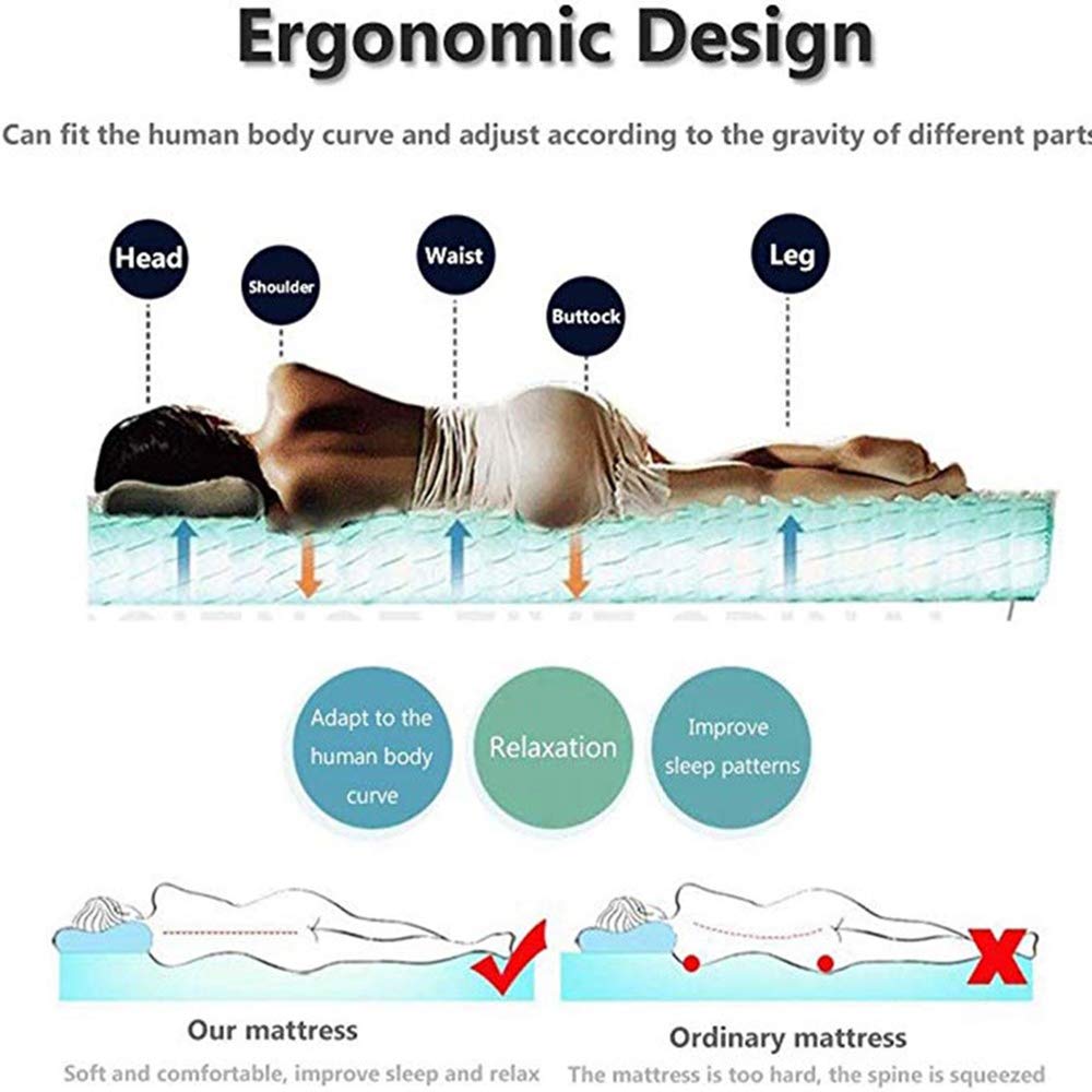 Portable Futon Mattress - Soft & Comfortable Foldable Floor Mat for Sleeping - Queen Size - Perfect for Living Room, Dorm, Camping & Travel - Lightweight & Space-Saving Design