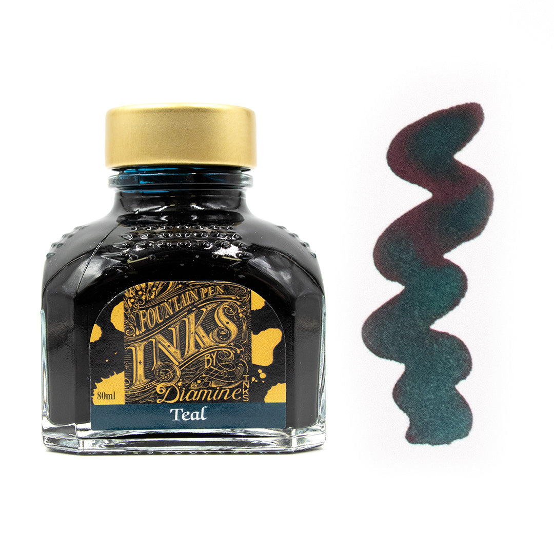Premium Diamine Ink Bottle 80ml - Vibrant Fountain Pen Ink for Calligraphy, Journaling & Artistic Writing - Smooth Flow & Rich Colors