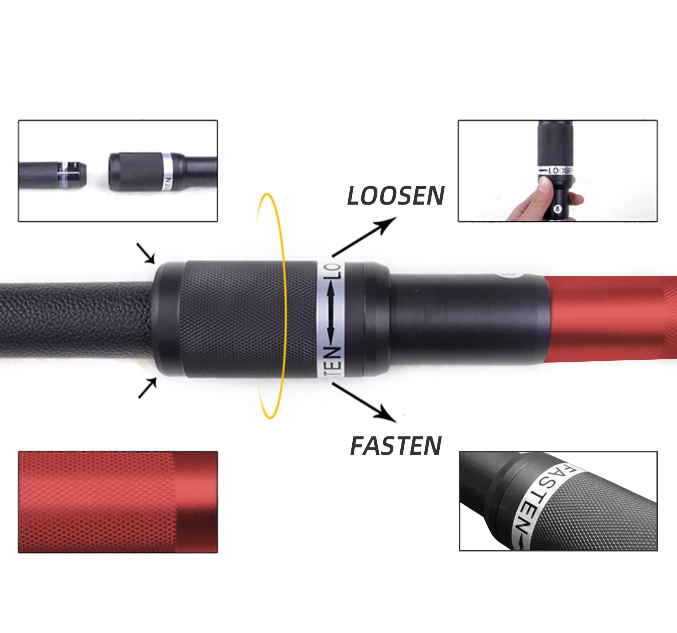 Scott Edward 12.5inch Billiard Pool Cue Extension - Aluminum Alloy Telescopic Extender for 9 Ball & 8 Ball Pool Sticks - Perfect for Professional Play & Home Game Room Accessories