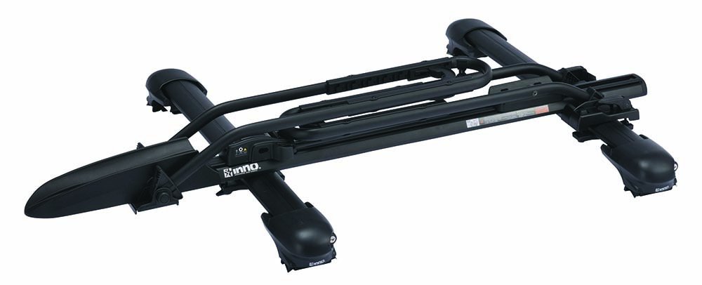 INNO INA389 Universal Bike Mount Tire Holder II Roof Rack - 1-Bike Capacity, Black - Perfect for SUVs, Trucks & Outdoor Adventures