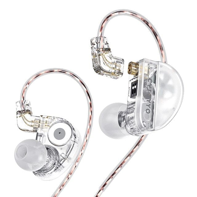 CVJ Konoka Triple Hybrid HiFi In-Ear Earphones - 1 Vibrating Driver + 1 DD + 1 BA with 4 Acoustic Modes for Audiophiles | Perfect for Music, Gaming & Travel