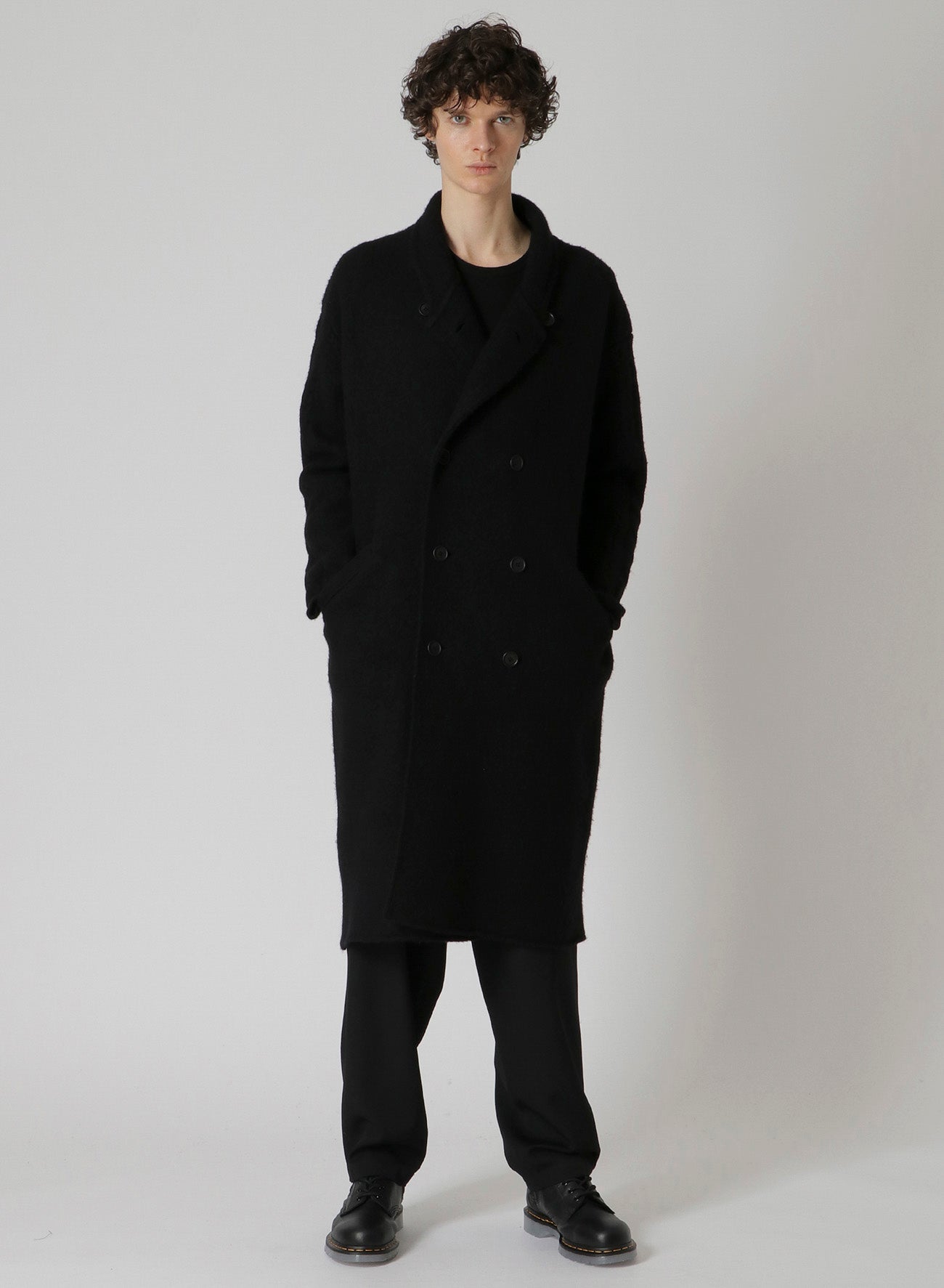 3G Wool Felt Fulled Shawl Collar Coat - Warm Winter Outerwear for Women | Office, Party & Casual Wear
