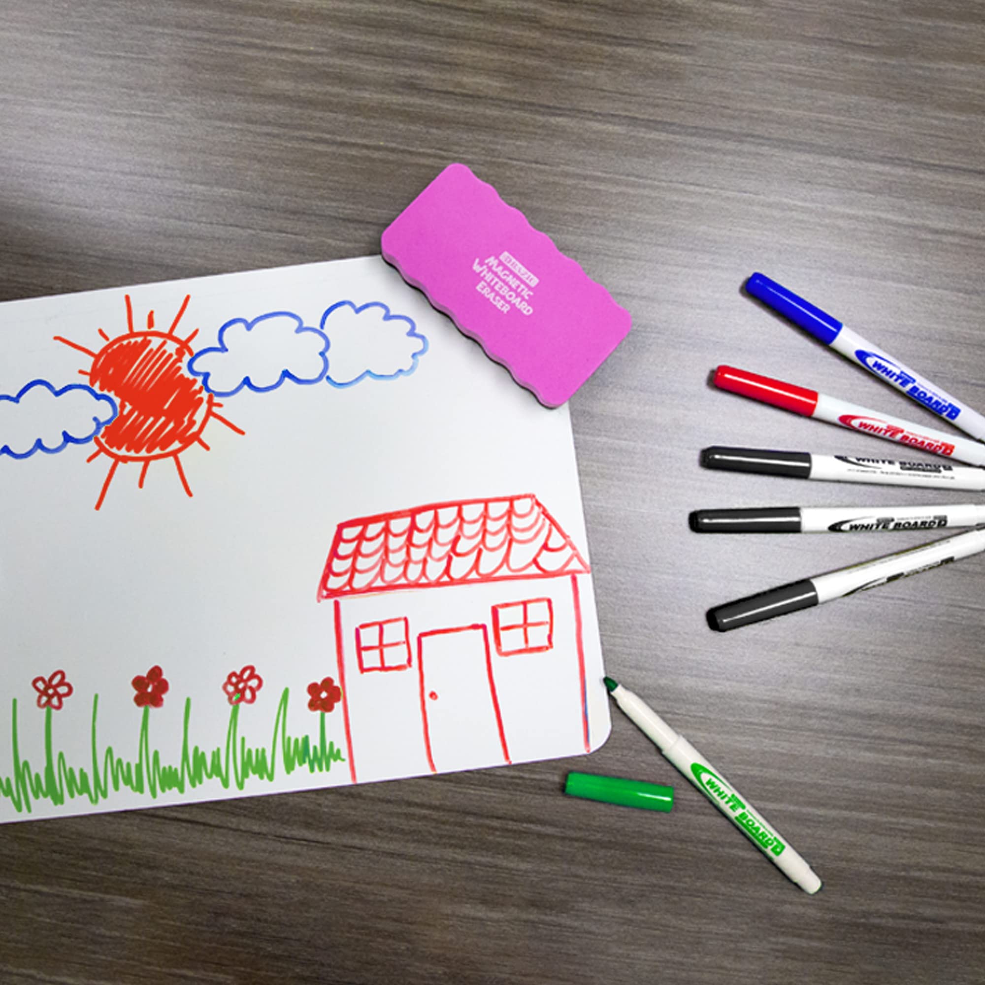 BAZIC Fine Tip Dry Erase Markers - Low Odor Whiteboard Pens for Office, School & Home Use - 4-Pack (144 Total Markers) - Perfect for Presentations, Teaching & Daily Planning