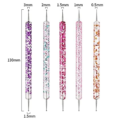 **31pcs Professional Nail Art Brush Set - Dotting Tools, Dust Brush, Striping Brushes & Drawing Pen for DIY Nail Designs | Perfect for Salon, Home Manicure & Nail Art Enthusiasts**