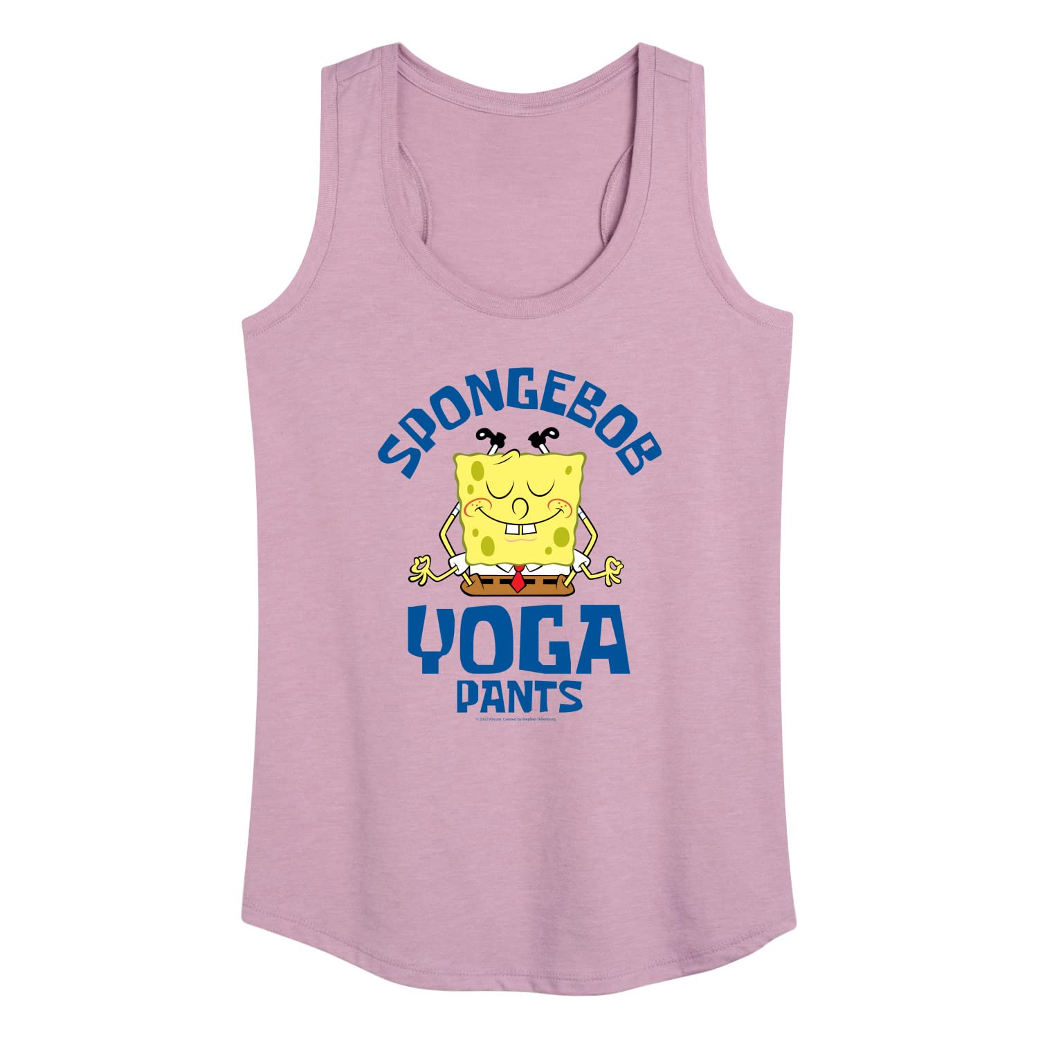SpongeBob SpongePants Yoga Pants for Women - Soft Racerback Tank Top Set - Cartoon Character Workout Outfit - Perfect for Yoga, Gym & Casual Wear