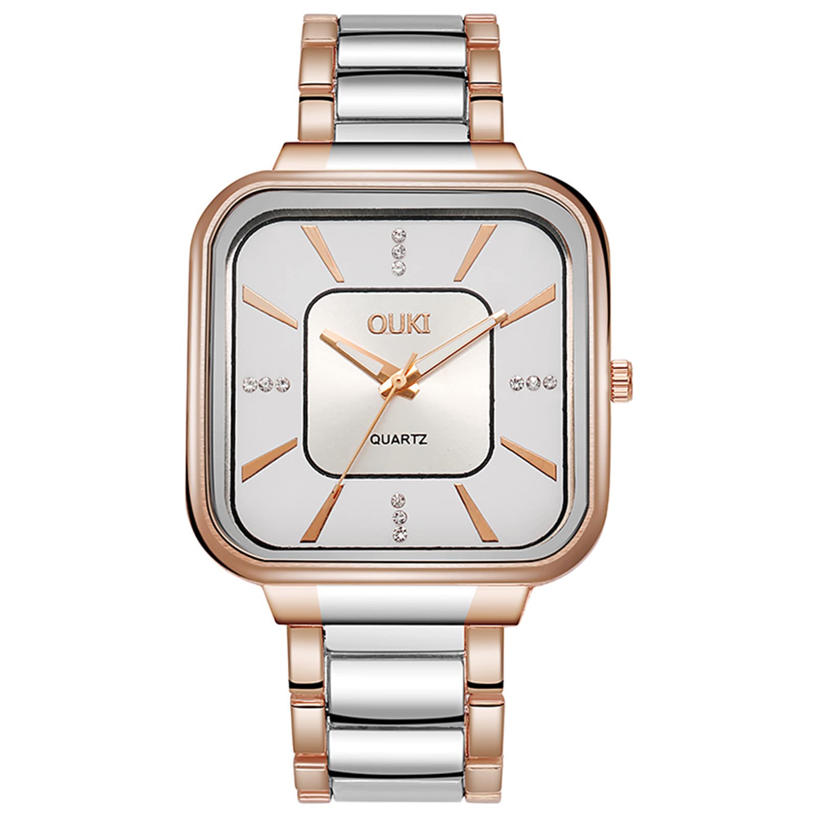 Stylish Minimalist Men's Quartz Watch with Alloy Strap - Elegant Analog Timepiece for Women & Gifts - Perfect for Office, Casual Wear & Special Occasions
