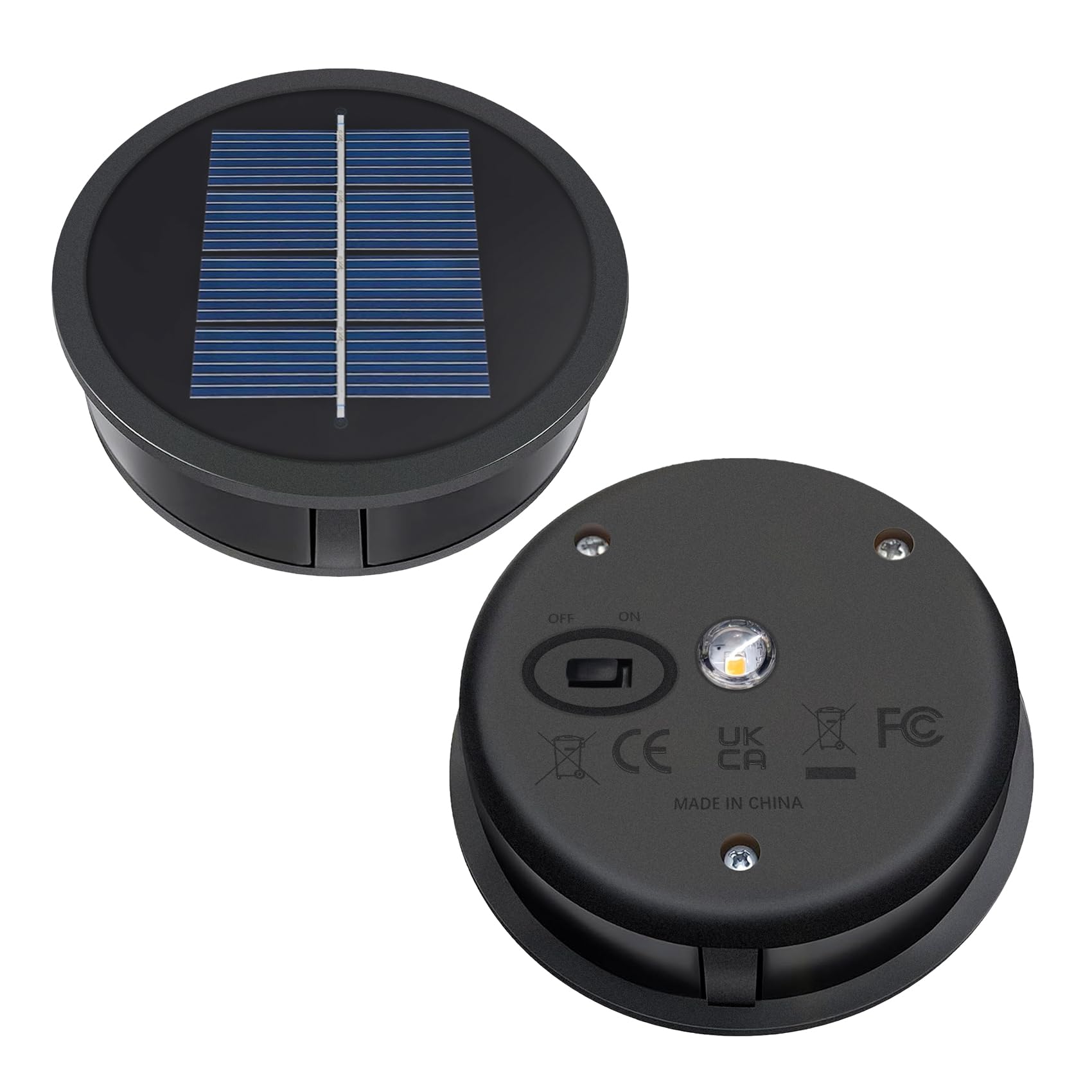 600mAh Solar Panel Replacement for Outdoor Solar Lights - Waterproof Solar Charger Top for Garden Lanterns, Pathway Lights & DIY Solar Projects | Perfect for Patio, Yard & Landscape Lighting