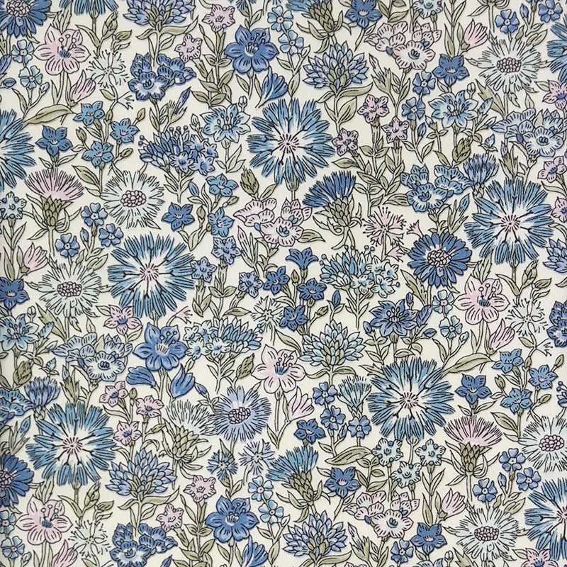 Liberty Tana Lawn Floral Journey May Fields A 5607A - Premium Cotton Fabric for Dresses, Blouses & Home Decor